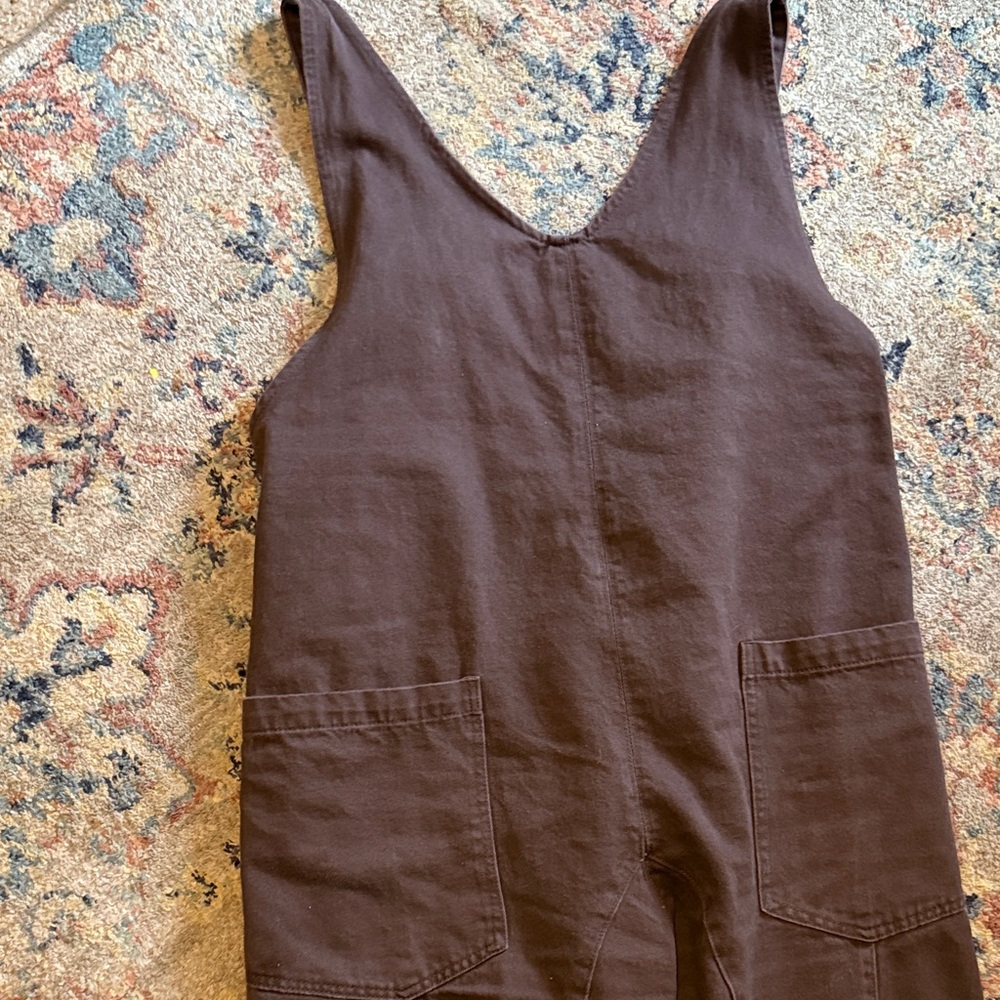 Elegant Brown Jumpsuit - Picture 2 of 4